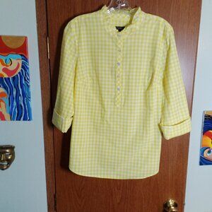 Talbots Womens 3/4 Sleeve Blouse